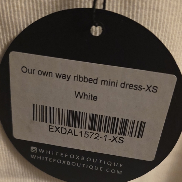 White Fox Black and White Tank Dress - Picture 5 of 8